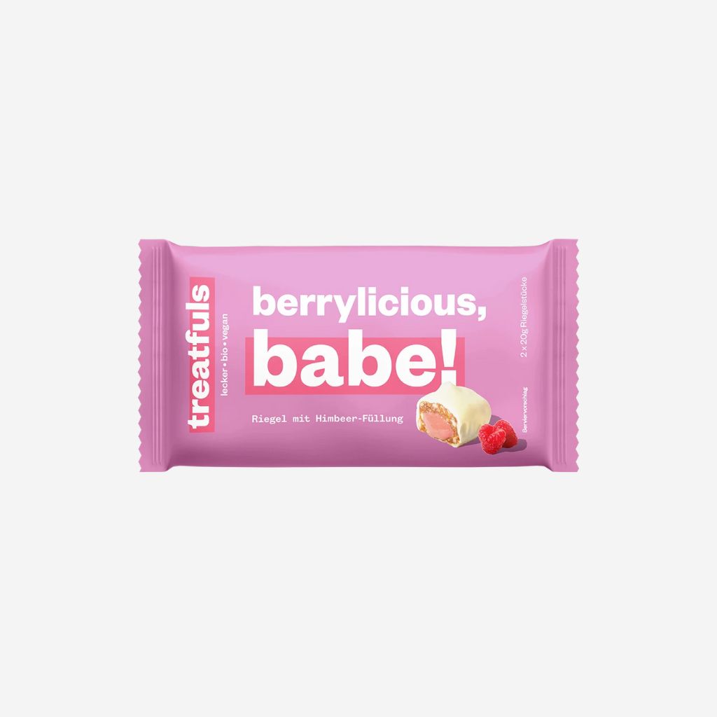 Mandel-Cashew-Himbeer Riegel