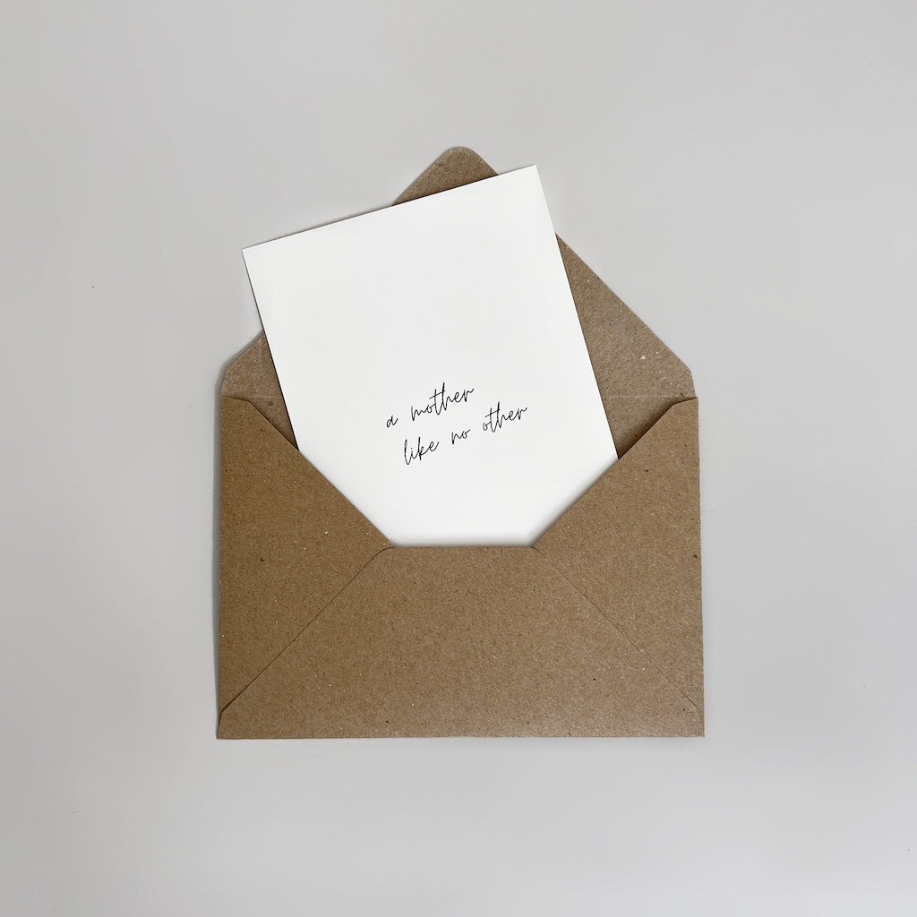 Karte "a mother like no other"