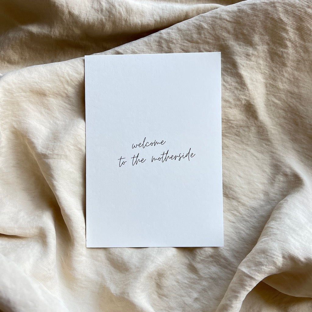 Karte "welcome to the motherside"