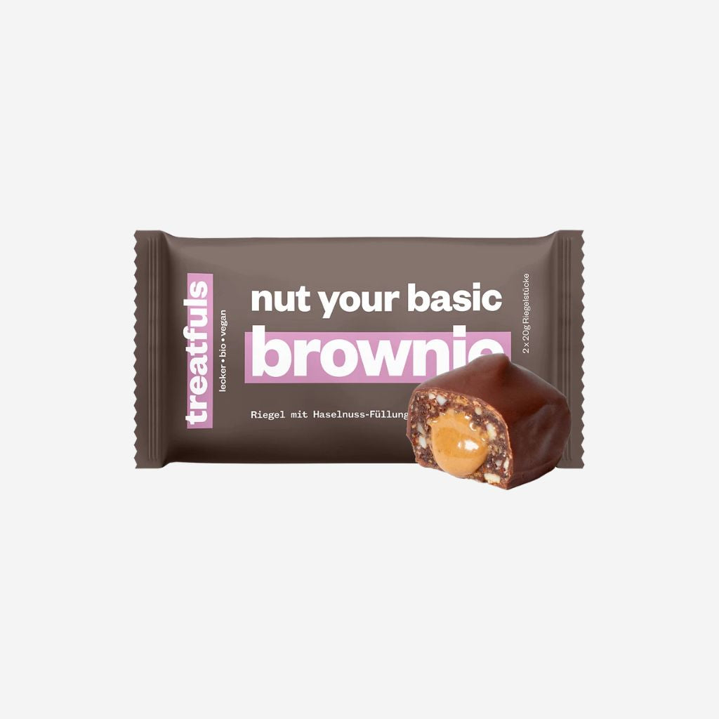 Brownie-Haselnuss Riegel