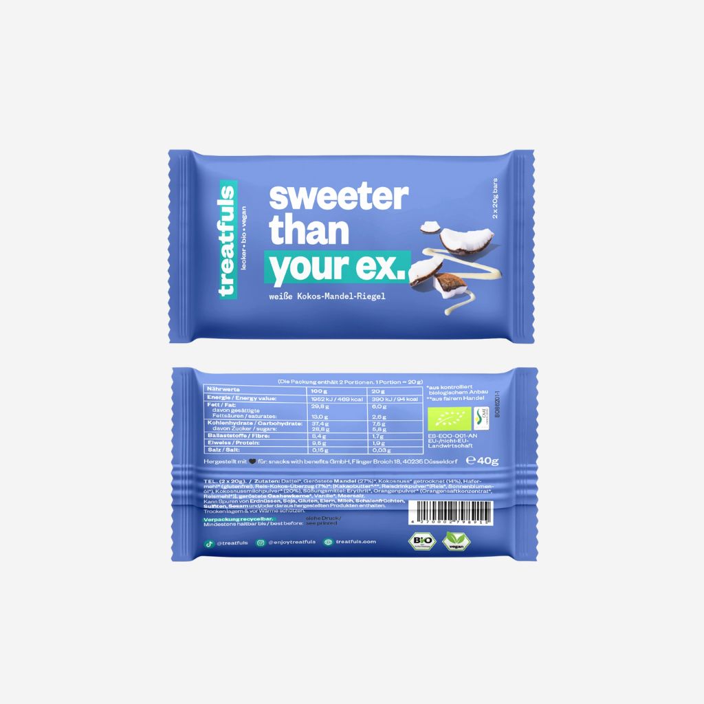 Riegel - weiße Kokos-Mandel